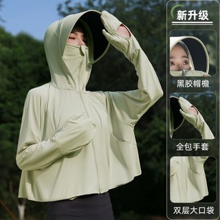 [Giảm Giá] Áo Chống Nắng Phong Cách Mới UPF50+, Băng Lụa và Vinyl Mỏng Cho Nữ