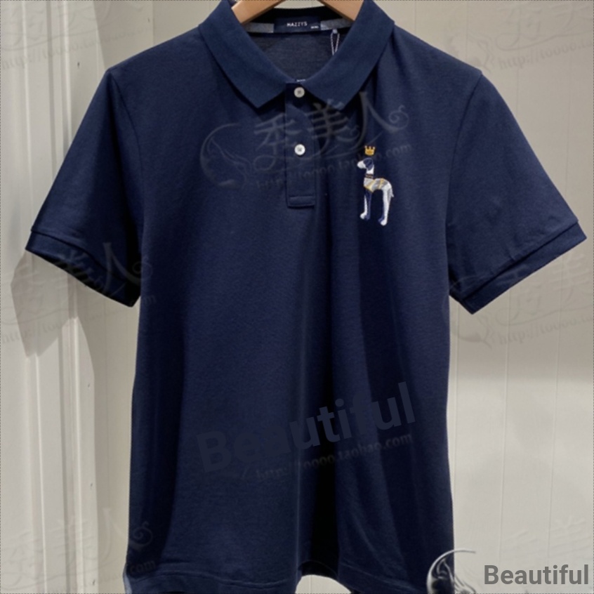 Hollister Áo Thun polo Ngắn Tay Form Rộng Phong Cách Đơn Giản Trẻ Trung Dành Cho Nam
