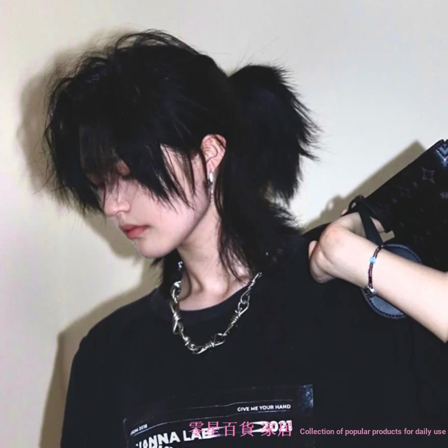 ►☫♀Z Tóc Giả Ngắn Samurai Nhật Bản Tự Nhiên Hóa Trang Cho Nam