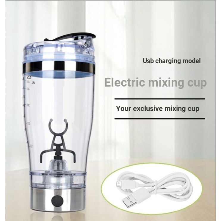 Cốc Lắc Pha Cà Phê Sữa Tự Động Dung Tích 600Ml Sạc Usb Tiện Dụng