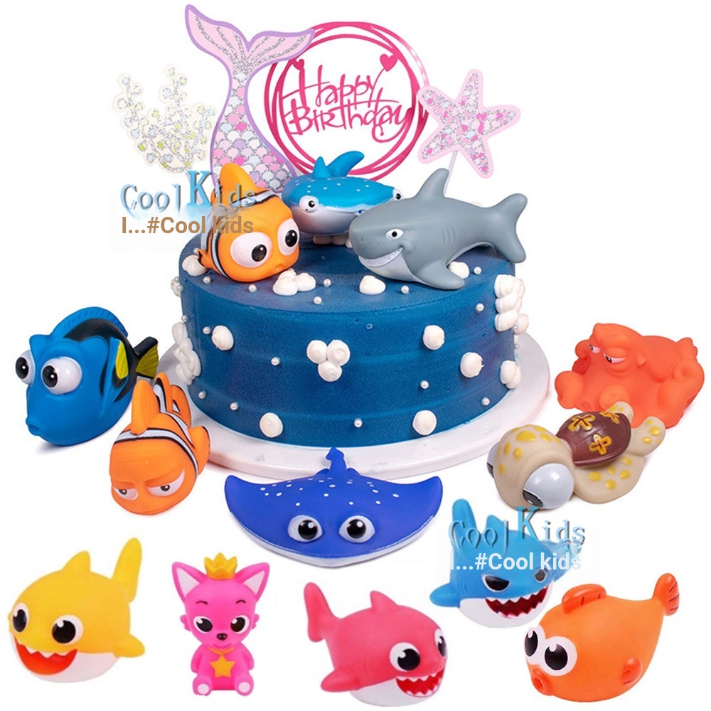 Đồ Chơi Cá Mập Nemo Bằng Vinyl Để Trang Trí Cho Bé Chơi Khi Tắm