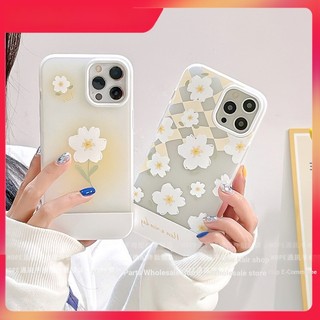 Ốp Điện Thoại Chống Sốc Họa Tiết Hoa Cúc Nhỏ Xinh Cho iPhone 13 11 12 Pro Max xr xs xmax