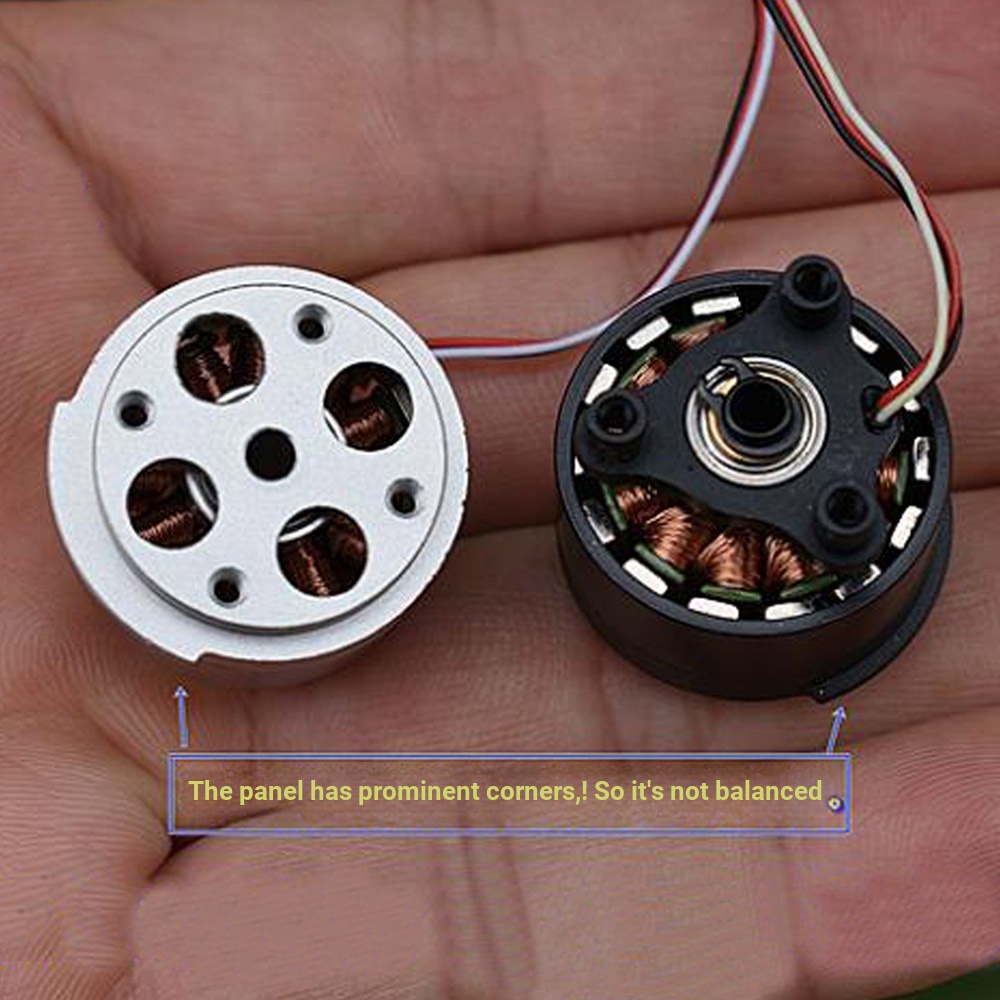 Động Cơ Không Chổi Than DC 12V Micro 1806 23MM NdFeB 370KV Cho Máy Ảnh Cầm Tay