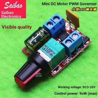 Bộ Điều Chỉnh Tốc Độ Động Cơ Mini DC PWM 3V6 12 24 35V 5A SM