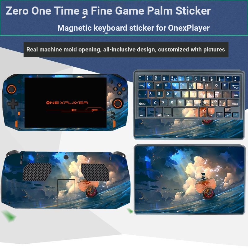 Áo Thun Onexplayer No. 1 Miếng Dán Máy Tính Cầm Tay Chơi Game 8.4inch 1 Miếng Dán Từ Tính Màu Trơn Bảo Vệ Bàn Phím Máy Tính
