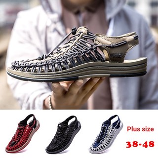 [38~48] Giày Sandal Thể Thao KEEN Sportsman Dệt Lượn Sóng Nhiều Màu Phong Cách Hàn Quốc Đơn Giản Hợp Thời Trang Đi Biển