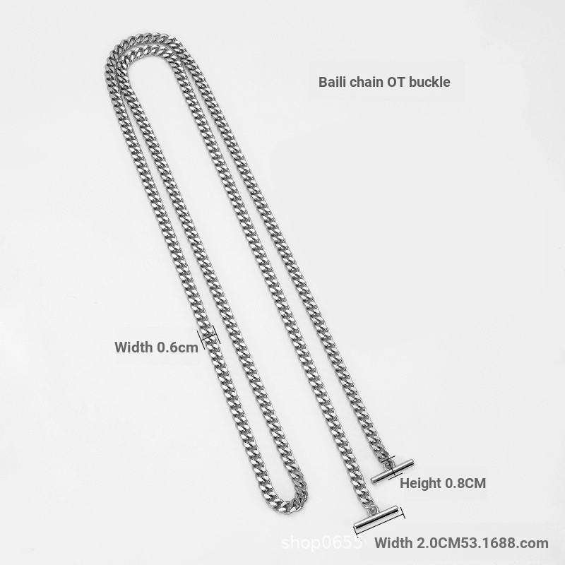 Phù Hợp Túi Đeo Vai / Đeo Chéo Kèm Dây Đeo Sợi Xích Kim Loại Thời Trang Cho Saint Law L DIY