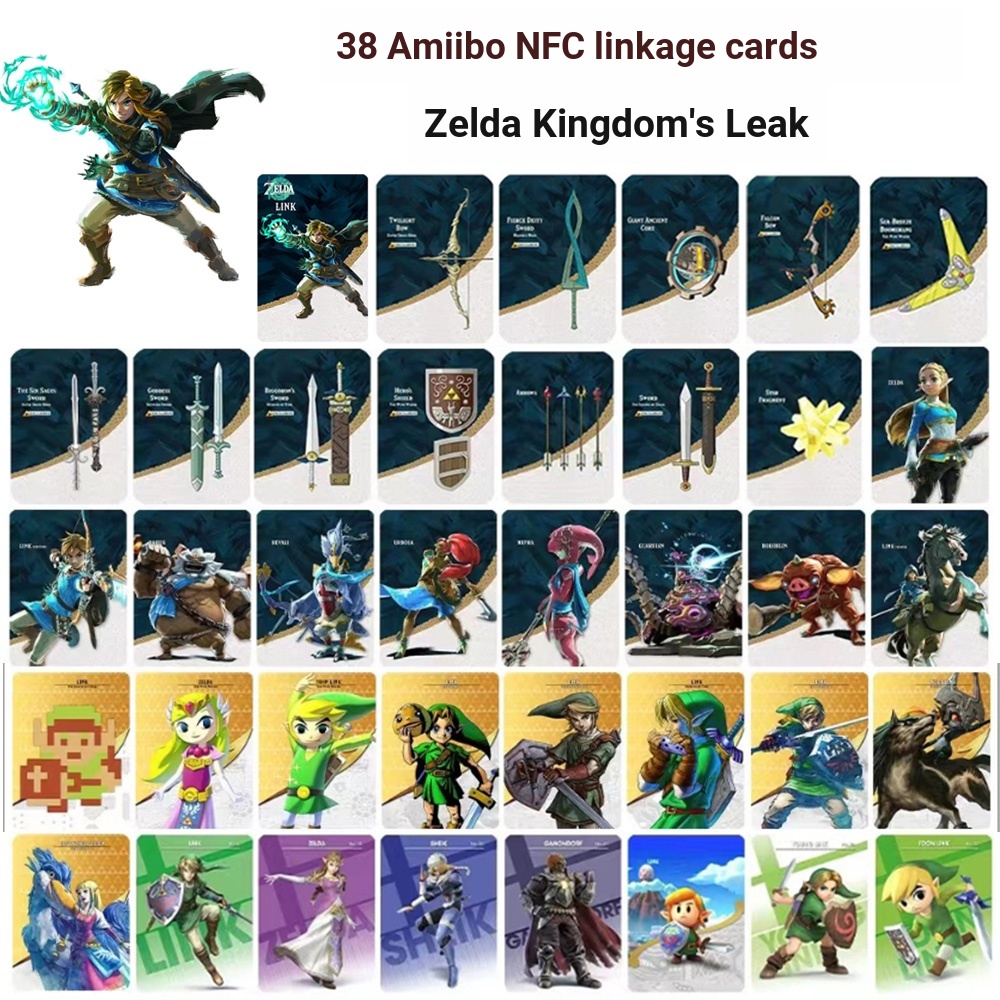 Thẻ Trò Chơi Zelda Kingdom Tears amiibo Cho Nintendo Switch / OLED / Lite Wii