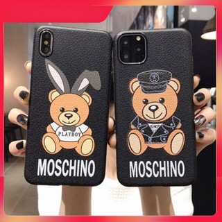 Ốp Điện Thoại Da Mềm Hình Gấu Hoạt Hình Cho Iphone 13 12 11 Pro Max SE2 XMAX XR 8plus I7