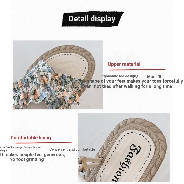 Sandal Quai Chéo Thời Trang Mùa Hè 2023 Mới Cho Nữ