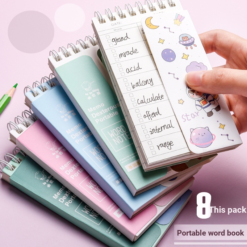 Sổ Ghi Chú Lời Nhắn Bằng Tiếng Anh Mini Nhật Bản Bốn Mức Ebin Hauss Loại Khóa Nhỏ Có Thể Được Đăng Ký Postgraduate Postgraduate Postgraduate Me