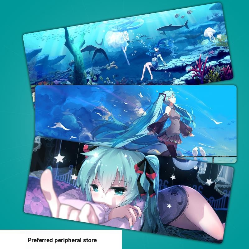 Tấm Lót Chuột Máy Tính In Hình Hatsune Miku Xinh Xắn