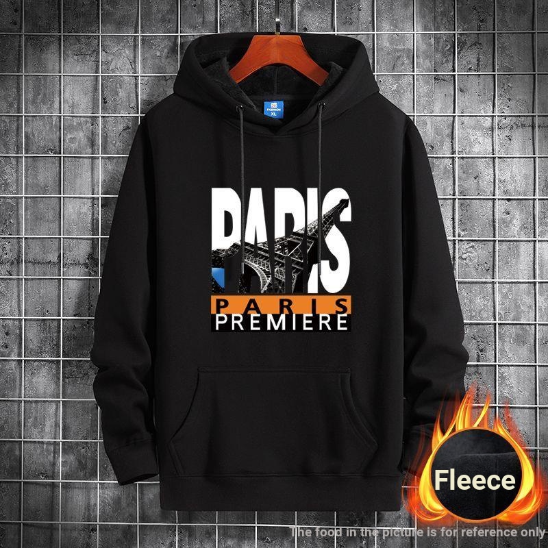 Áo Khoác Sweatshirt Có Mũ Lót Lông Cừu Dày Dặn Giữ Ấm Mùa Thu Đông Dành Cho Học Sinh Trung Học Tuổi Teena
