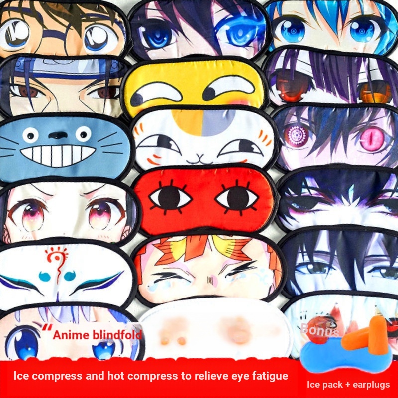 Mặt Nạ Che Mắt Giảm Mệt Mỏi Họa Tiết Anime Naruto Dễ Thương Cho Nam Và Nữ