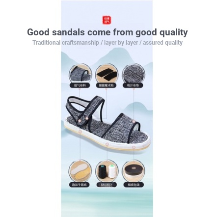 Giày Sandal Xốp Nhẹ Thoáng Khí Thấm Hút Mồ Hôi Mẫu Mới 2023 Phong Cách Bắc Kinh Cổ Điển Cho Nữ
