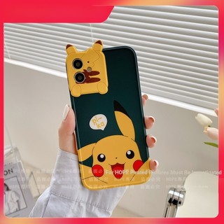 Ốp Điện Thoại Silicon Chống Sốc In Hình Pikachu Cho IPhone 11 12 Pro Max se2 xr i7 8plus