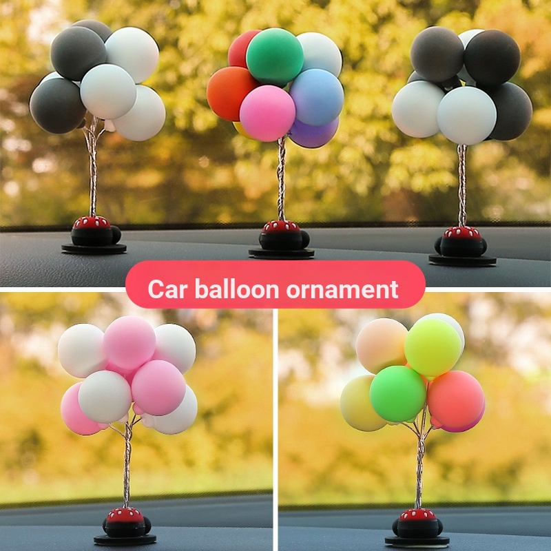 Bong Bóng Mini Nhiều Màu Trang Trí Xe Hơi