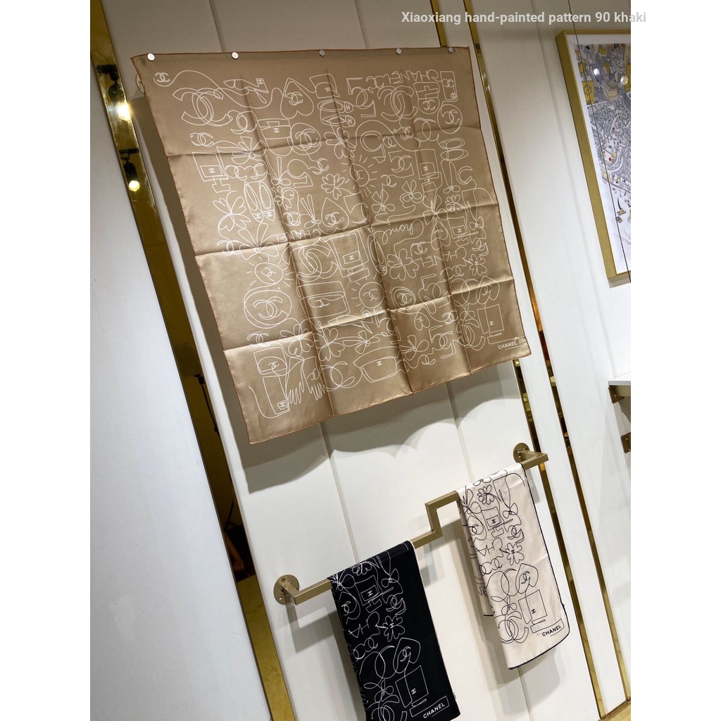 Khăn Choàng Cổ Hình Vuông Bằng Lụa Thời Trang Cho Nữ 35 '' x35 ''