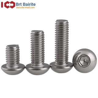 Ốc Vít Đầu Lục Giác Tròn / Tròn / Lục Giác Bằng Inox 304 M2.5 * 3-40 Chuyên Dụng