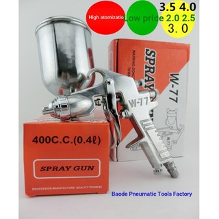 ✺✿▥Súng Phun Sơn Cao Cấp Atomizing W-77 3.0 3.5