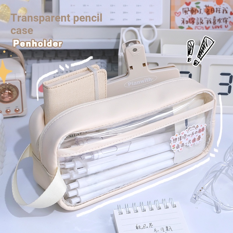 Túi Đựng Bút Trong Suốt Chống Nước Sức Chứa Lớn