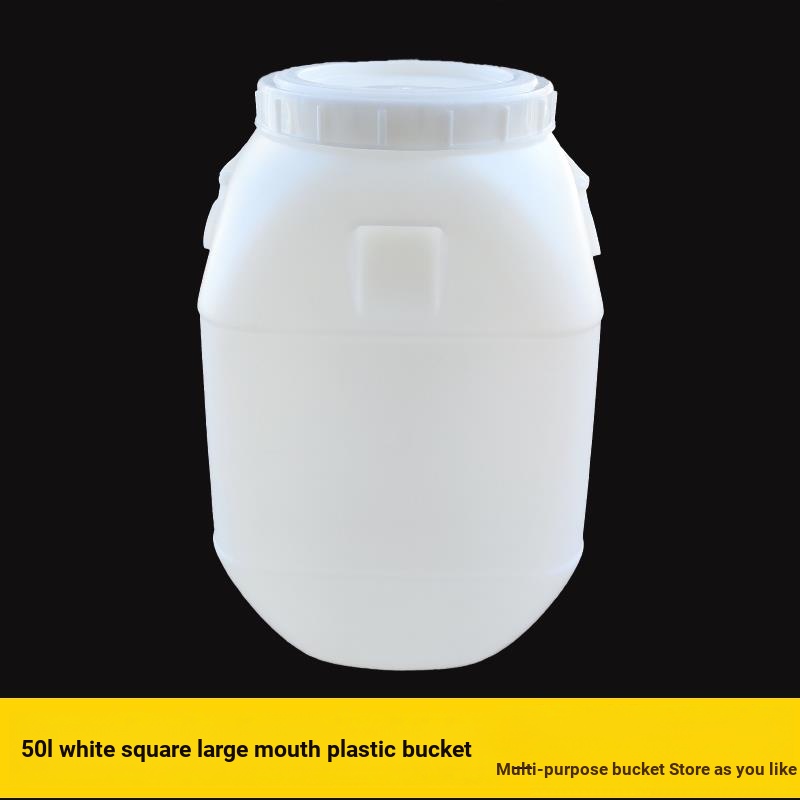 Thùng Nhựa Vuông Đựng Dầu 1.22 50 Lít 50kg Có Nắp Đậy Tiện Dụng