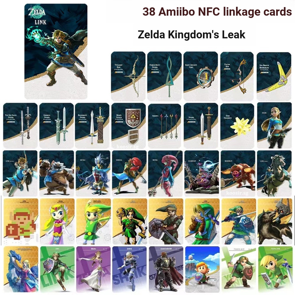 Bộ Thẻ Bài Trò Chơi Zelda Kingdom Tears amiibo