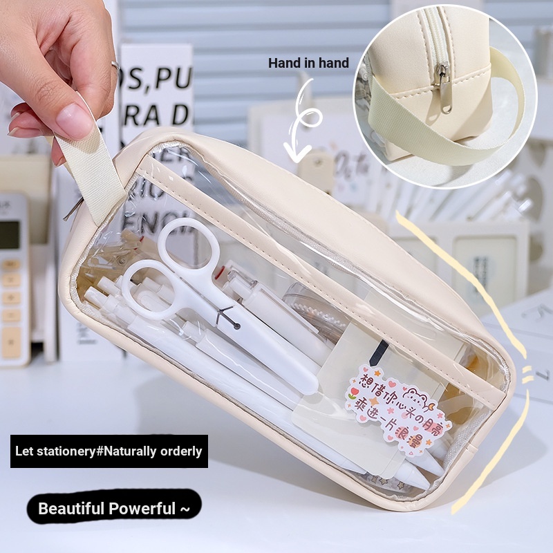 Túi Đựng Bút Trong Suốt Chống Nước Sức Chứa Lớn