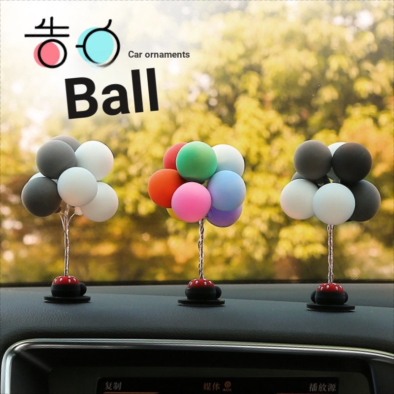 Bong Bóng Mini Nhiều Màu Trang Trí Xe Hơi