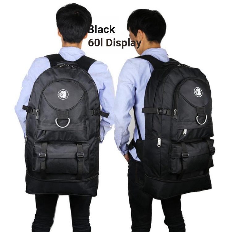 Ba Lô Du Lịch / Leo Núi Ngoài Trời Sức Chứa Lớn 50 Lít 60 Lít Có Thể Mở Rộng Dành Cho Nam Và Nữ