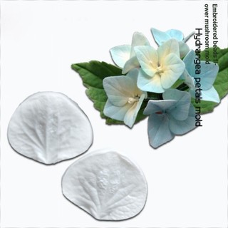 Khuôn Silicone Tạo Hình Cánh Hoa Cẩm Tú Cầu Trang Trí Bánh