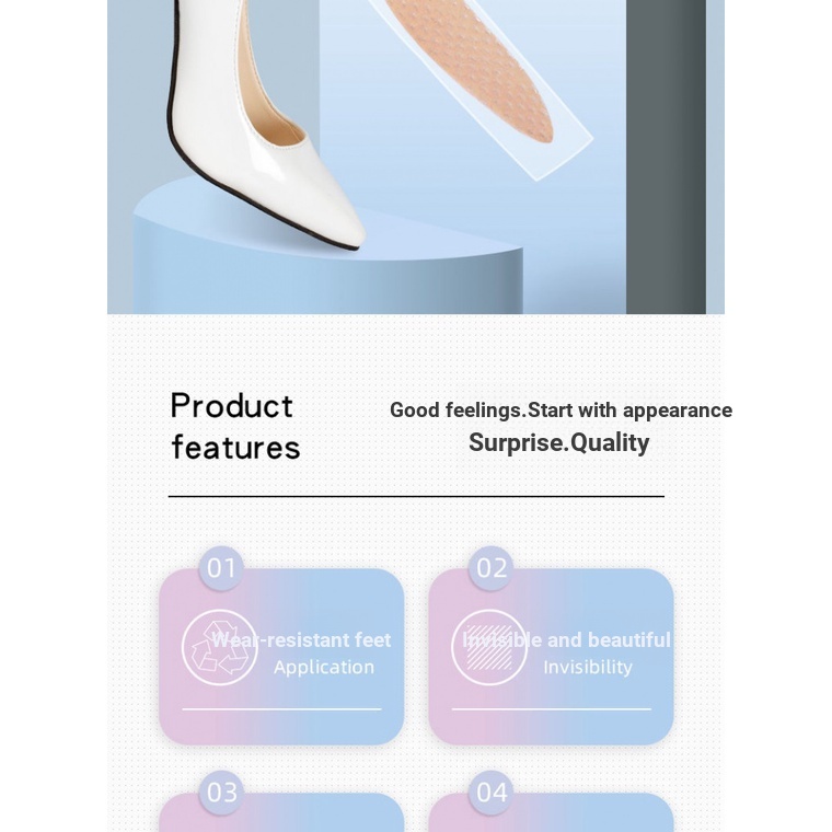 Miếng Dán Chống Trầy Xước Chống Mài Mòn Cho Giày Cao Gót Tiện Dụng 2023