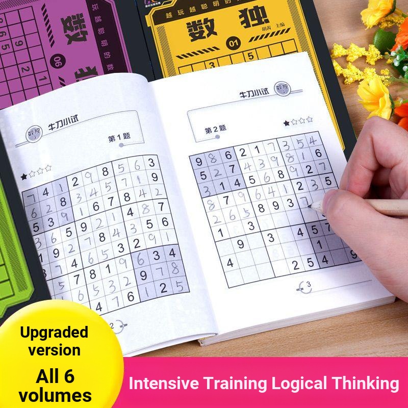 Sách Sudoku 6 Âm Lắp Ghép 2.23 Mảnh Phát Triển Trí Tuệ Cho Bé