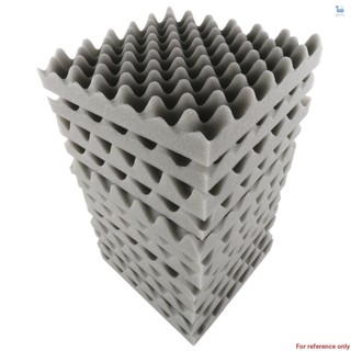 Set 12 Đệm Xốp Cách Âm Hình Quả Trứng 30 * 30 * 5cm Cho Phòng Thu / Studio