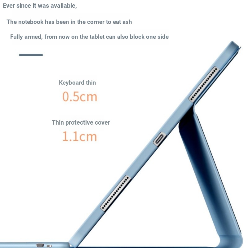 Ốp Lưng Có Bàn Phím Bluetooth Không Dây Cho Lenovo Xiaoxin Pad 11 10.6 2022 Pro 12.6 Pad Plus 11.5 Pro 11 M10 Plus