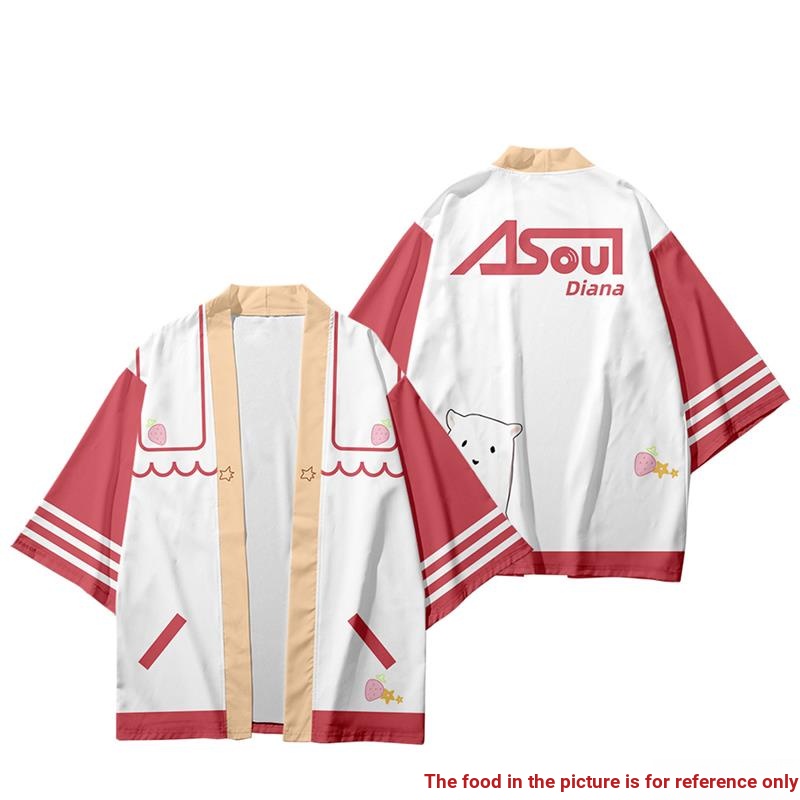 Bán Chạy Nhất!◕__Áo Khoác kimono Taoist Hai Chiều Hóa Trang Nhân Vật Haori Jiaran 'S Dog Haori Merchandise Mùa Hè