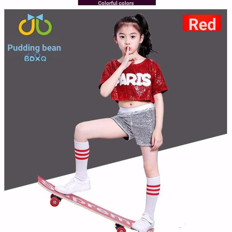 Bộ Trang Phục Biểu Diễn Nhảy Jazz Cá Tính Cho Bé Mẫu Giáo