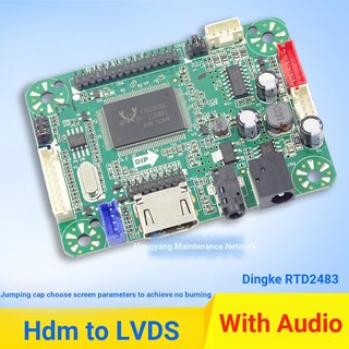 Bảng Mạch Chuyển Đổi hdmi Đơn Sang lvds lcd Có Thể jumper Sang Màn Hình Không Đốt Kích Thước Nhỏ Với Giao Diện Âm Thanh hd