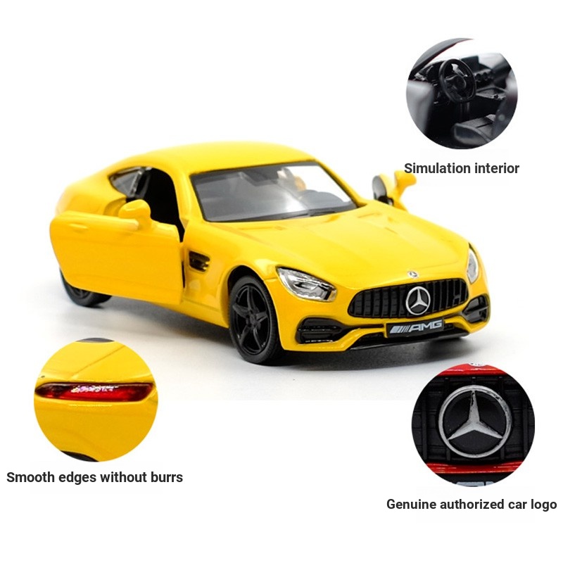 Yufeng Mô Hình Xe Hơi Thể Thao mercedes-benz Tỉ Lệ 1: 36 Bằng Hợp Kim Đẹp Mắt