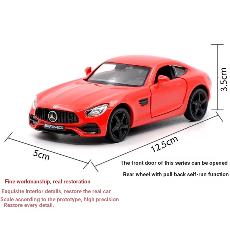 Yufeng Mô Hình Xe Hơi Thể Thao mercedes-benz Tỉ Lệ 1: 36 Bằng Hợp Kim Đẹp Mắt
