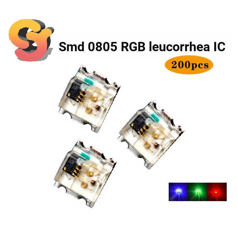 Set 200 Đèn led 0805 0805 Có Màu Sắc Bắt Mắt ic 0805