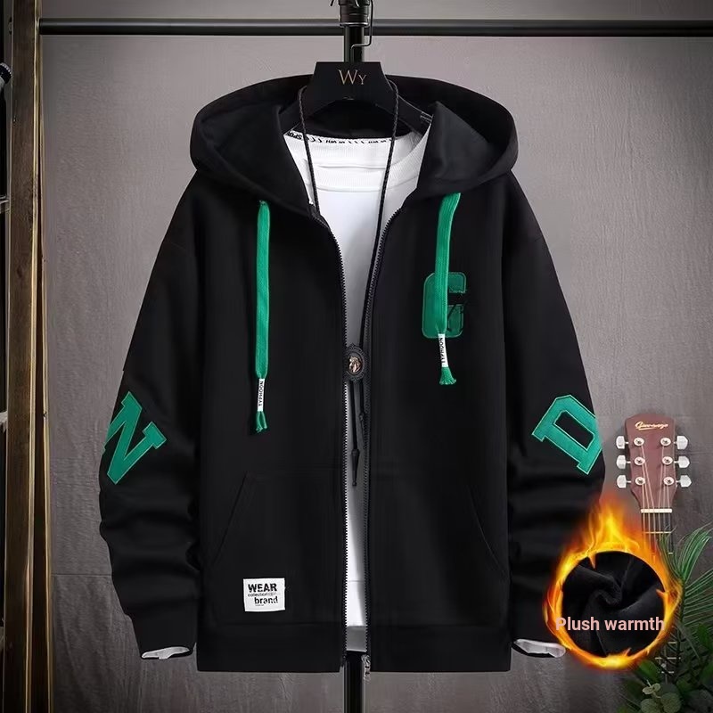 Áo Hoodie Dày Dặn Thời Trang Thu Đông 2022 Cho Nam Size m-3xl