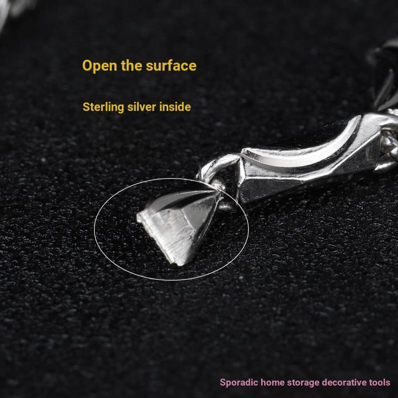 ▪Dây Chuyền Mạ Bạc 999 Thời Trang Cho Nam # 1