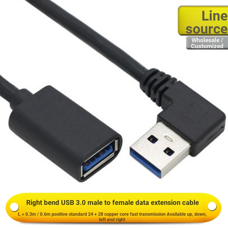 Dây Cáp Nối Dài Khuỷu Tay Trái Phải usb3 0 Bẻ Góc 90o usb3 0