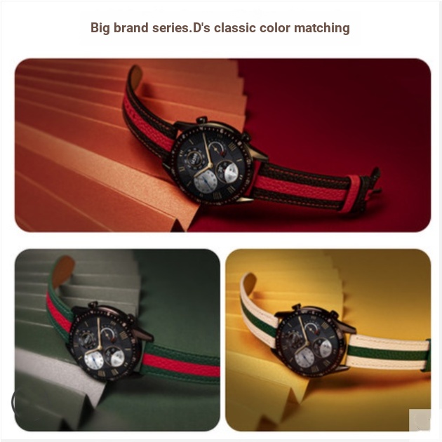 Phù Hợp Dây Đeo Bằng Da Thật 22mm Cho gt4 46mm / gt3 46mm / gt2 46mm / gt3 / 2 pro / watch3 / 4 pro / gt