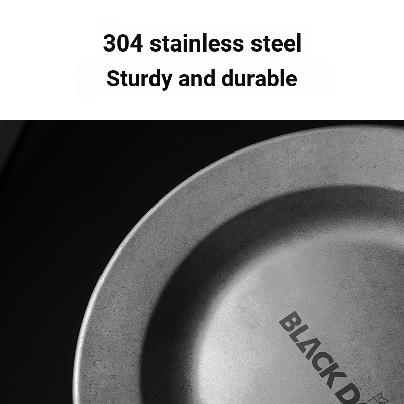 Đĩa Đựng Thức Ăn Bằng Thép Không Gỉ Phong Cách retro