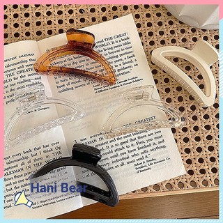 🍓Gấu hani🍓Hàn quốc hàn quốc kẹp lớn trong kiểu pháp retro trở lại đầu tóc lấy cô gái đầu kẹp tóc đĩa không thấm nước mũ cài tóc