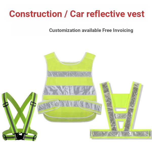 Áo Bảo Hộ Phản Quang Tốc Độ Cao Không Tay An Toàn Khi Xây Dựng Vào Ban Đêm