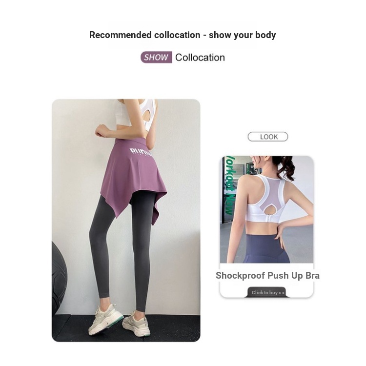 Quần Legging Thể Thao Một Mảnh Khô Nhanh Chống Lộ Hàng Mới Năm 2023