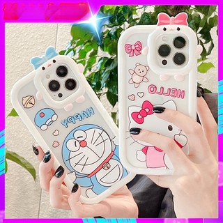 Dễ Thương Ốp Điện Thoại Tpu In Hình Doremon kitty Đáng Yêu Cho iphone 11 12 13 pro max 11 13 xr